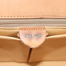 CELINE Macadam Canvas Shoulder Bag Coated Canvas Beige Auth 71054-19