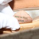 CELINE Macadam Canvas Shoulder Bag Coated Canvas Beige Auth 71054-12