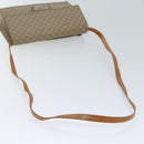 CELINE Macadam Canvas Shoulder Bag Coated Canvas Beige Auth 71054-7