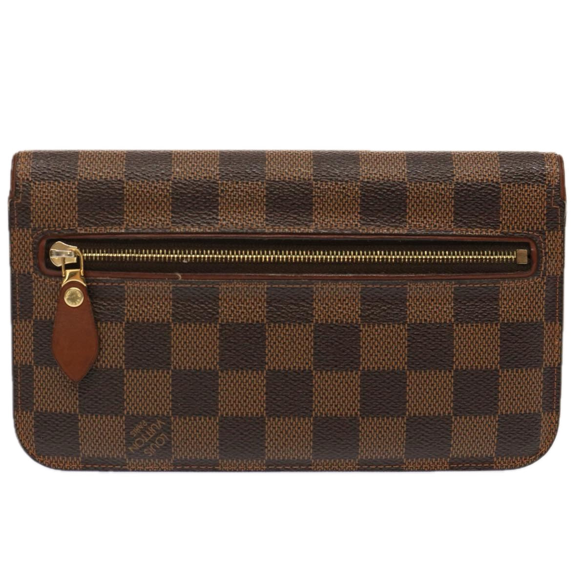 LOUIS VUITTON Damier Ebene Portefeuille Ascot Long Wallet N63171 LV Auth 71056 - 0