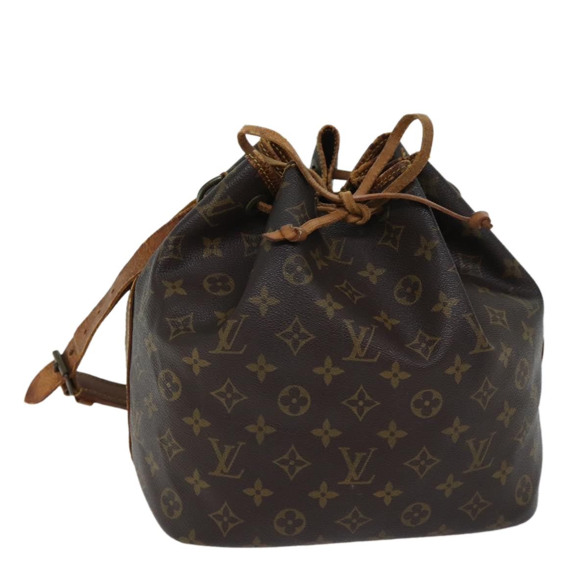 LOUIS VUITTON Monogram Petit Noe Shoulder Bag M42226 LV Auth 71092