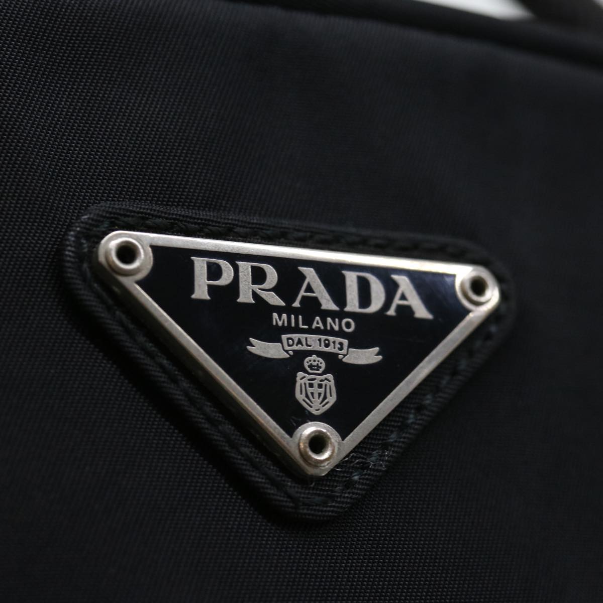 PRADA Shoulder Bag Nylon Black Auth 71120