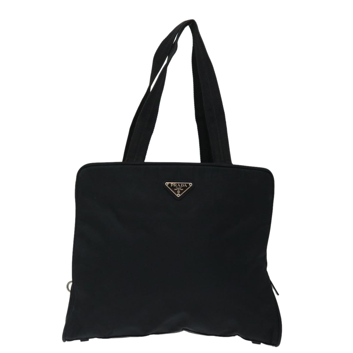 PRADA Shoulder Bag Nylon Black Auth 71120