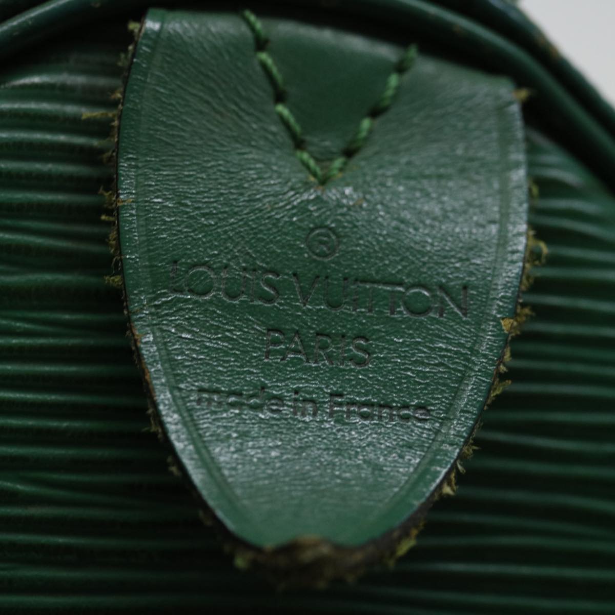 LOUIS VUITTON Epi Speedy 30 Hand Bag Borneo Green M43004 LV Auth 71139