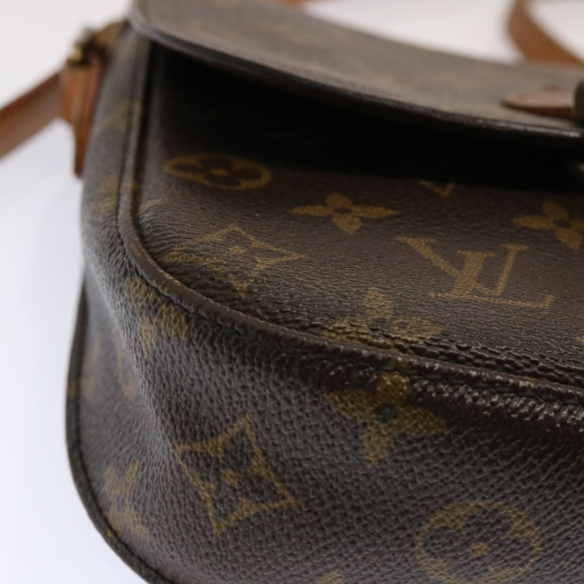 LOUIS VUITTON Monogram Saint Cloud MM Shoulder Bag M51243 LV Auth 71157