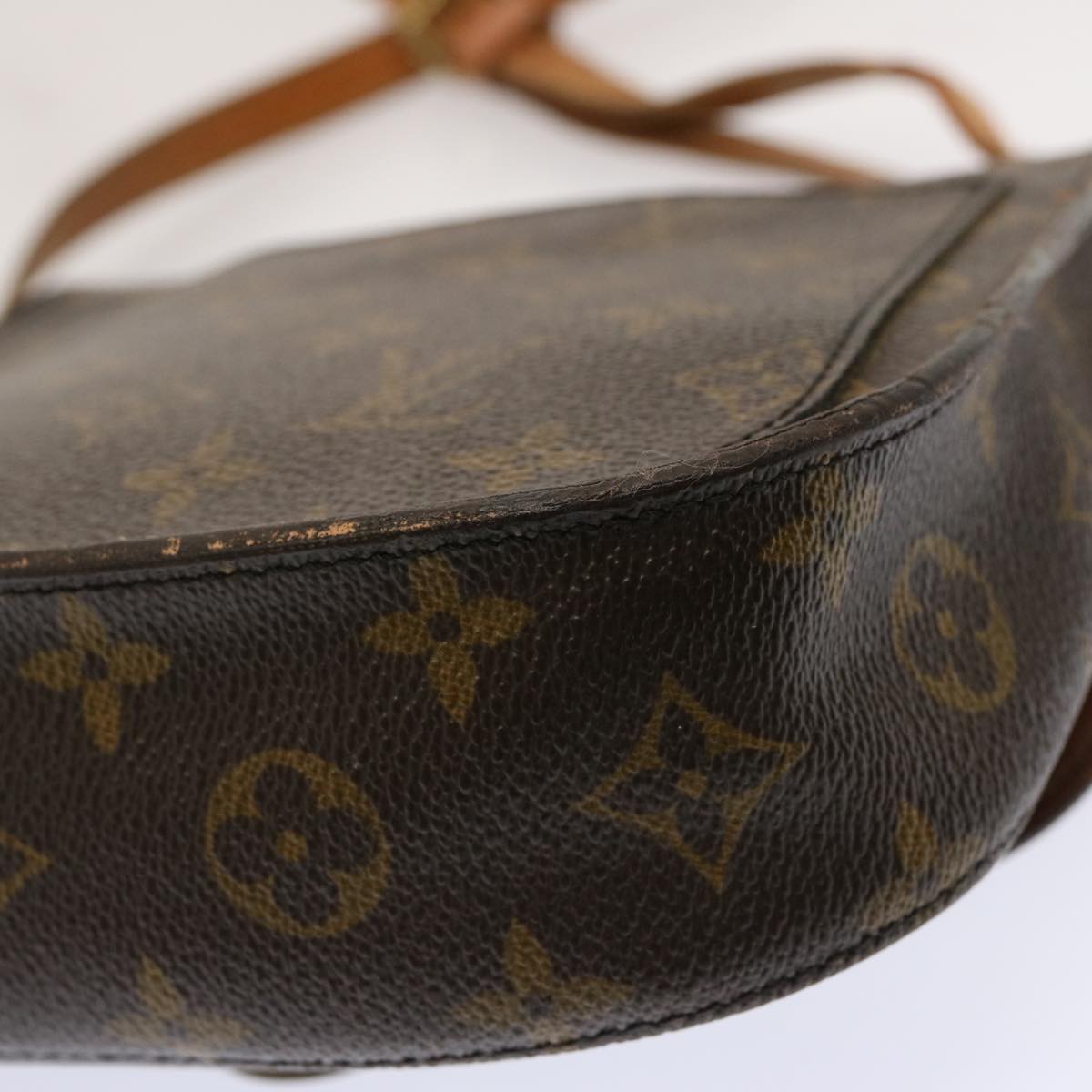 LOUIS VUITTON Monogram Saint Cloud MM Shoulder Bag M51243 LV Auth 71157