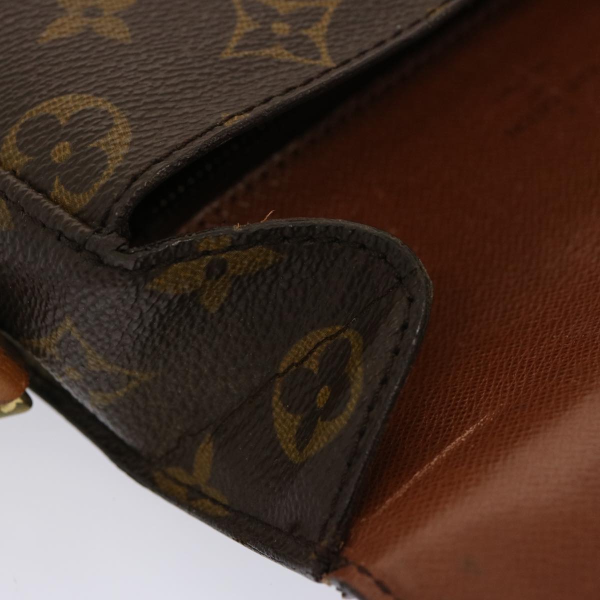 LOUIS VUITTON Monogram Saint Cloud MM Shoulder Bag M51243 LV Auth 71157