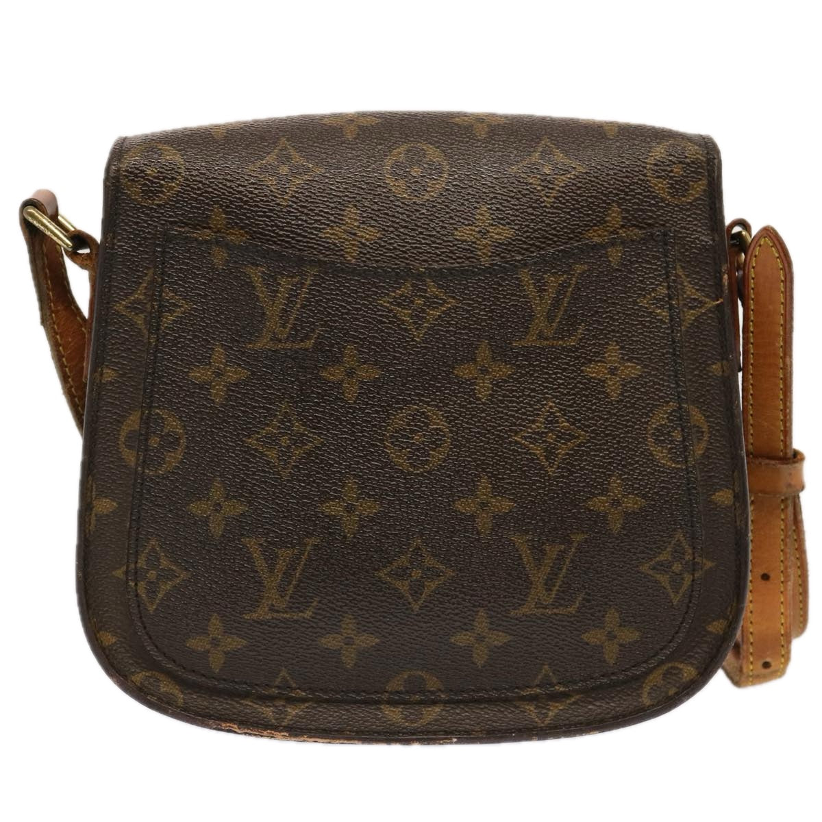 LOUIS VUITTON Monogram Saint Cloud MM Shoulder Bag M51243 LV Auth 71157