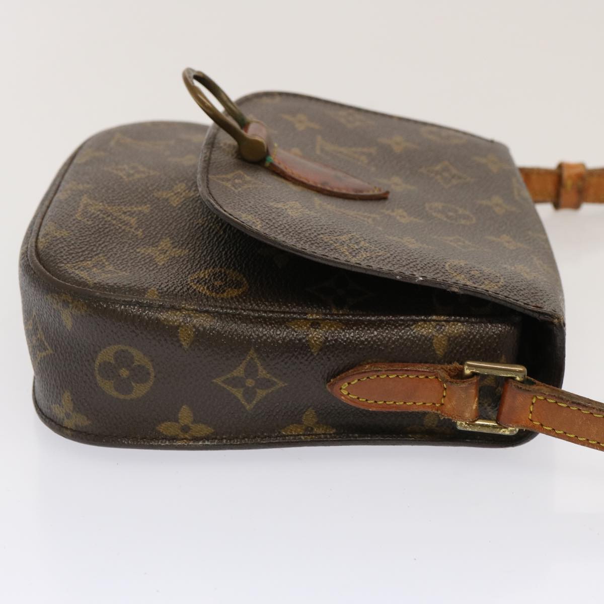 LOUIS VUITTON Monogram Saint Cloud MM Shoulder Bag M51243 LV Auth 71157