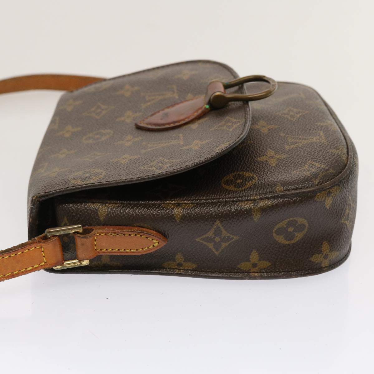 LOUIS VUITTON Monogram Saint Cloud MM Shoulder Bag M51243 LV Auth 71157