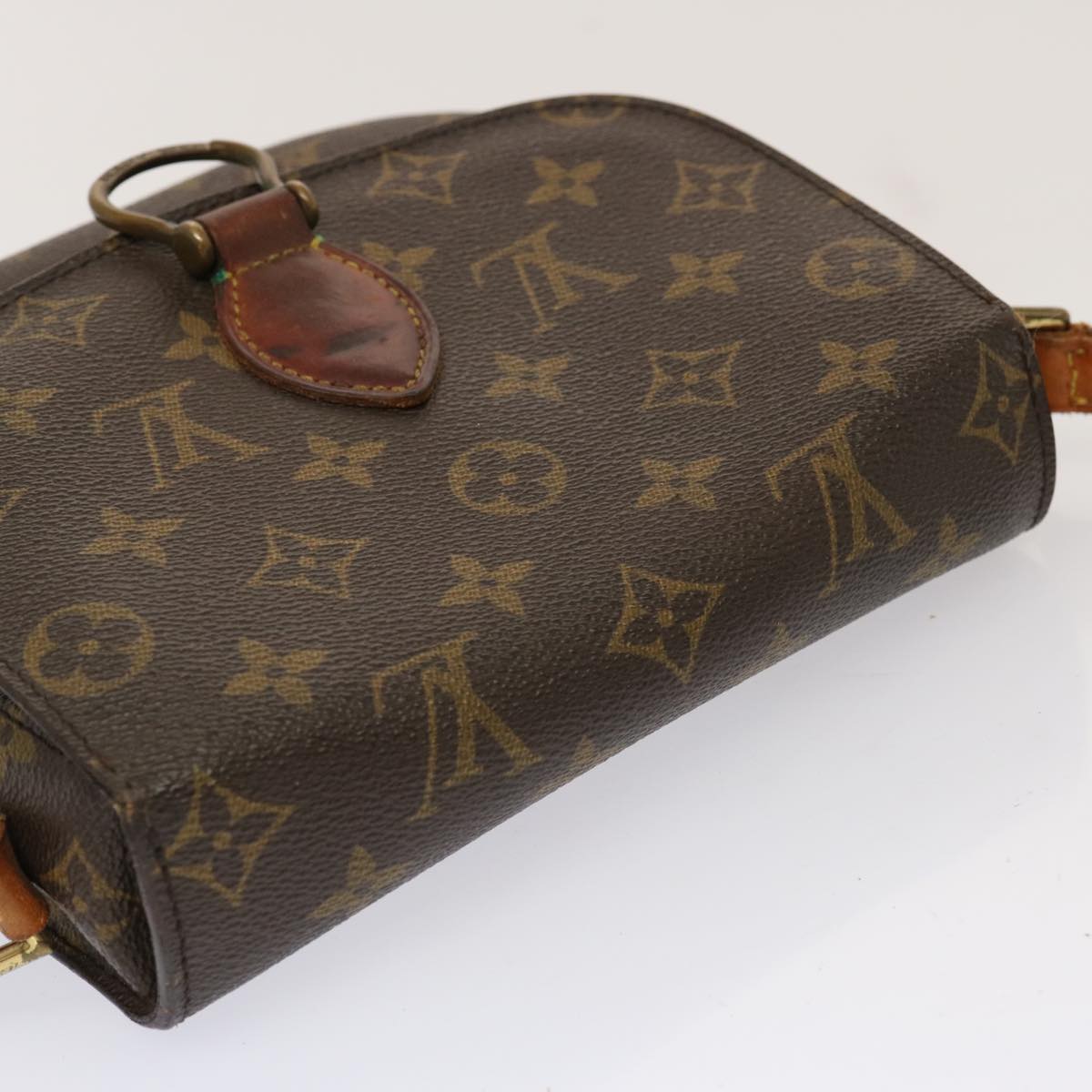 LOUIS VUITTON Monogram Saint Cloud MM Shoulder Bag M51243 LV Auth 71157