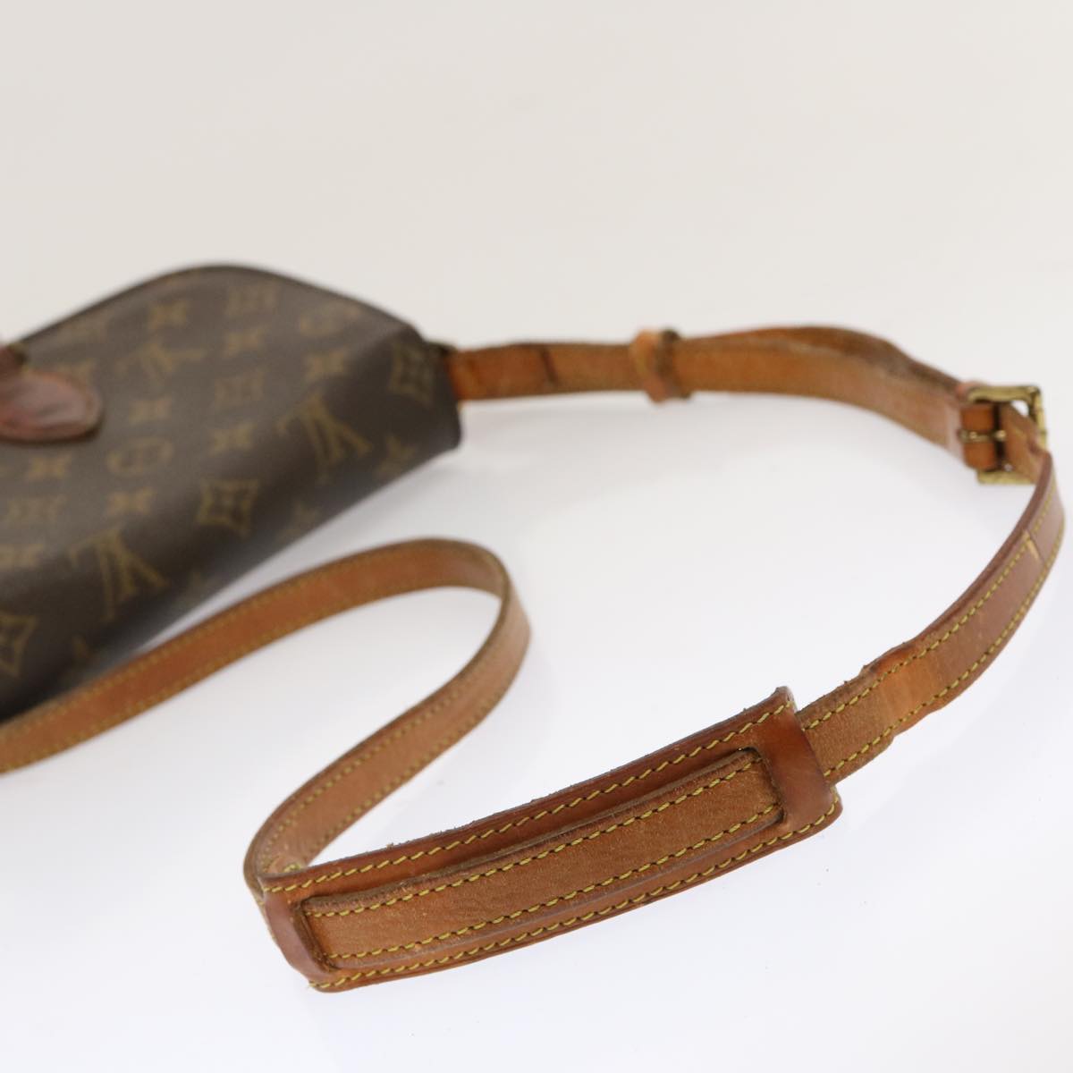 LOUIS VUITTON Monogram Saint Cloud MM Shoulder Bag M51243 LV Auth 71157