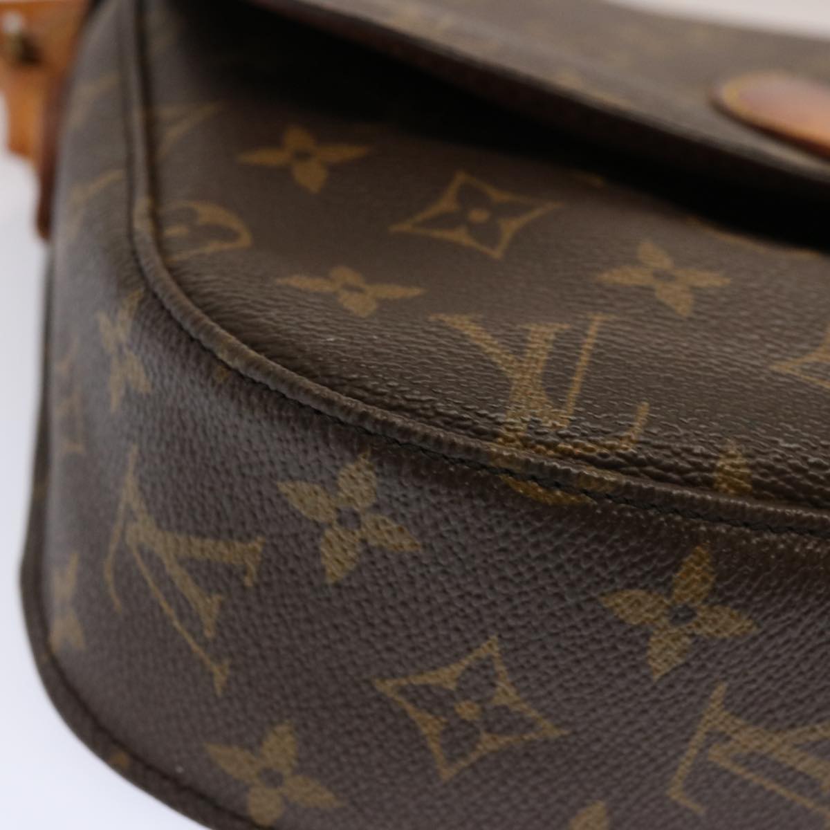 LOUIS VUITTON Monogram Saint Cloud GM Shoulder Bag M51242 LV Auth 71158