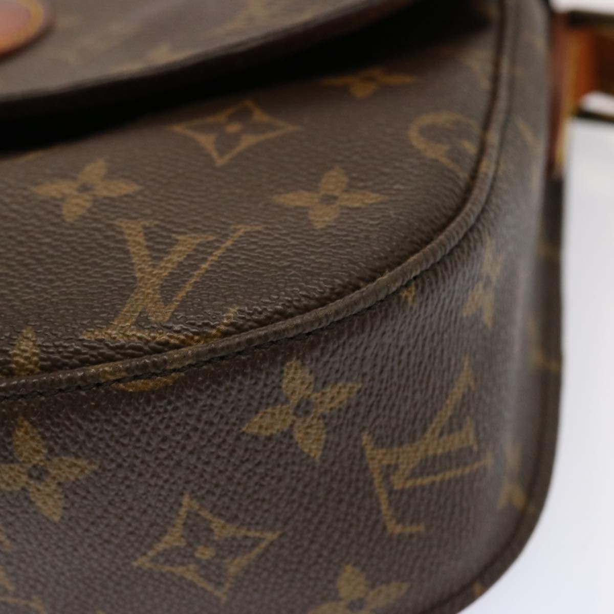 LOUIS VUITTON Monogram Saint Cloud GM Shoulder Bag M51242 LV Auth 71158