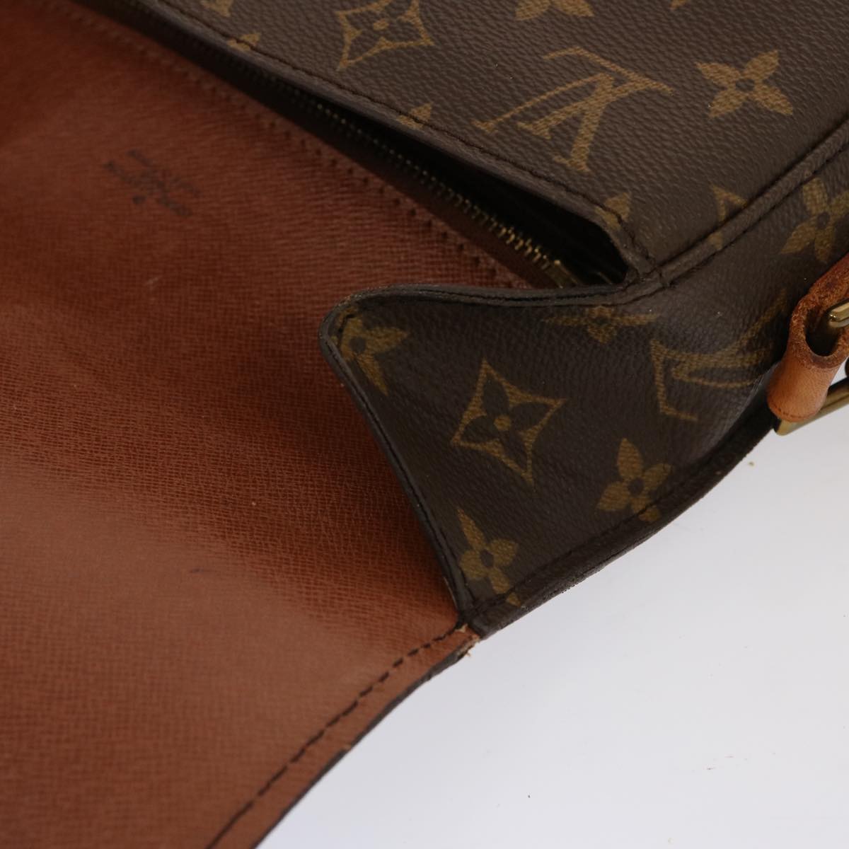 LOUIS VUITTON Monogram Saint Cloud GM Shoulder Bag M51242 LV Auth 71158