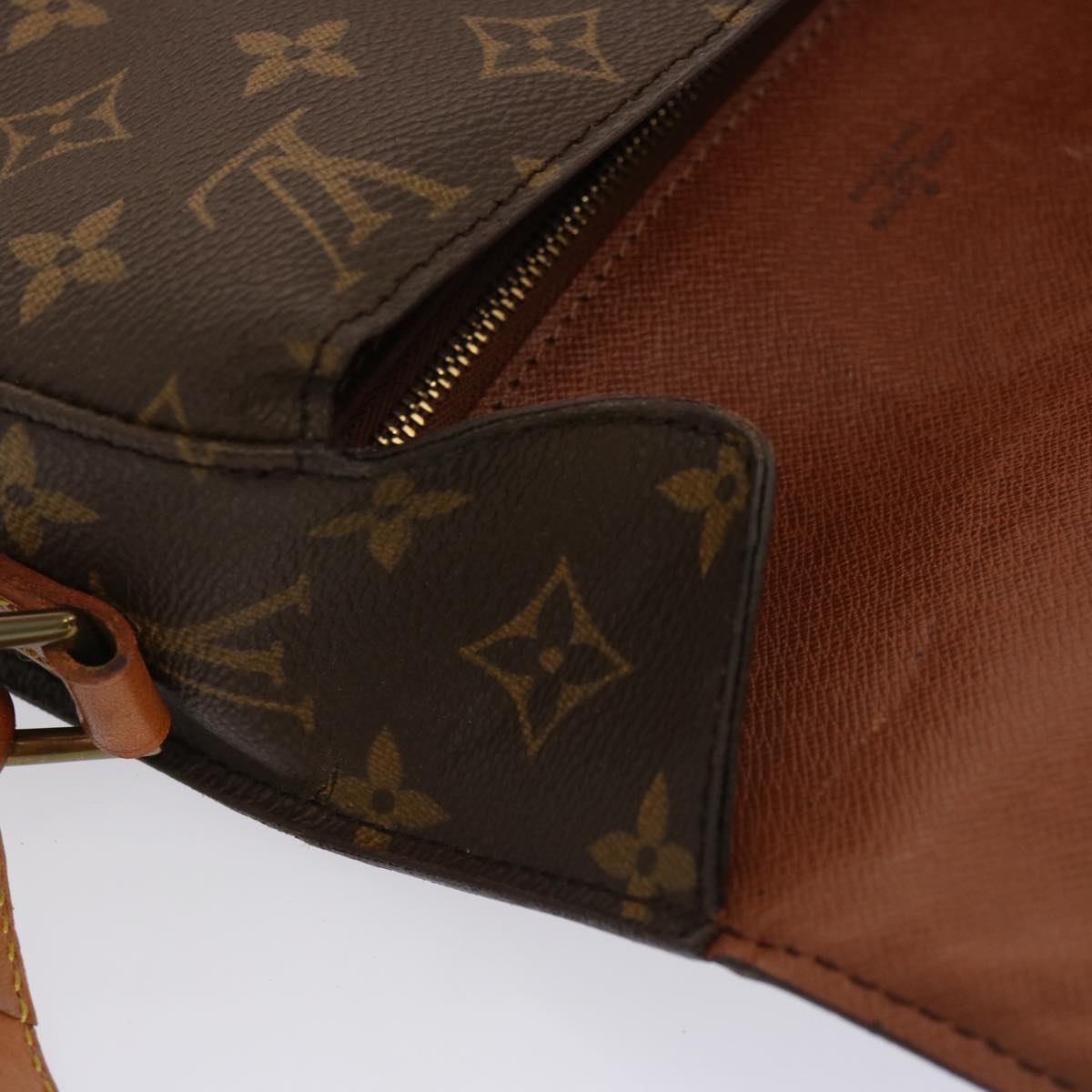 LOUIS VUITTON Monogram Saint Cloud GM Shoulder Bag M51242 LV Auth 71158