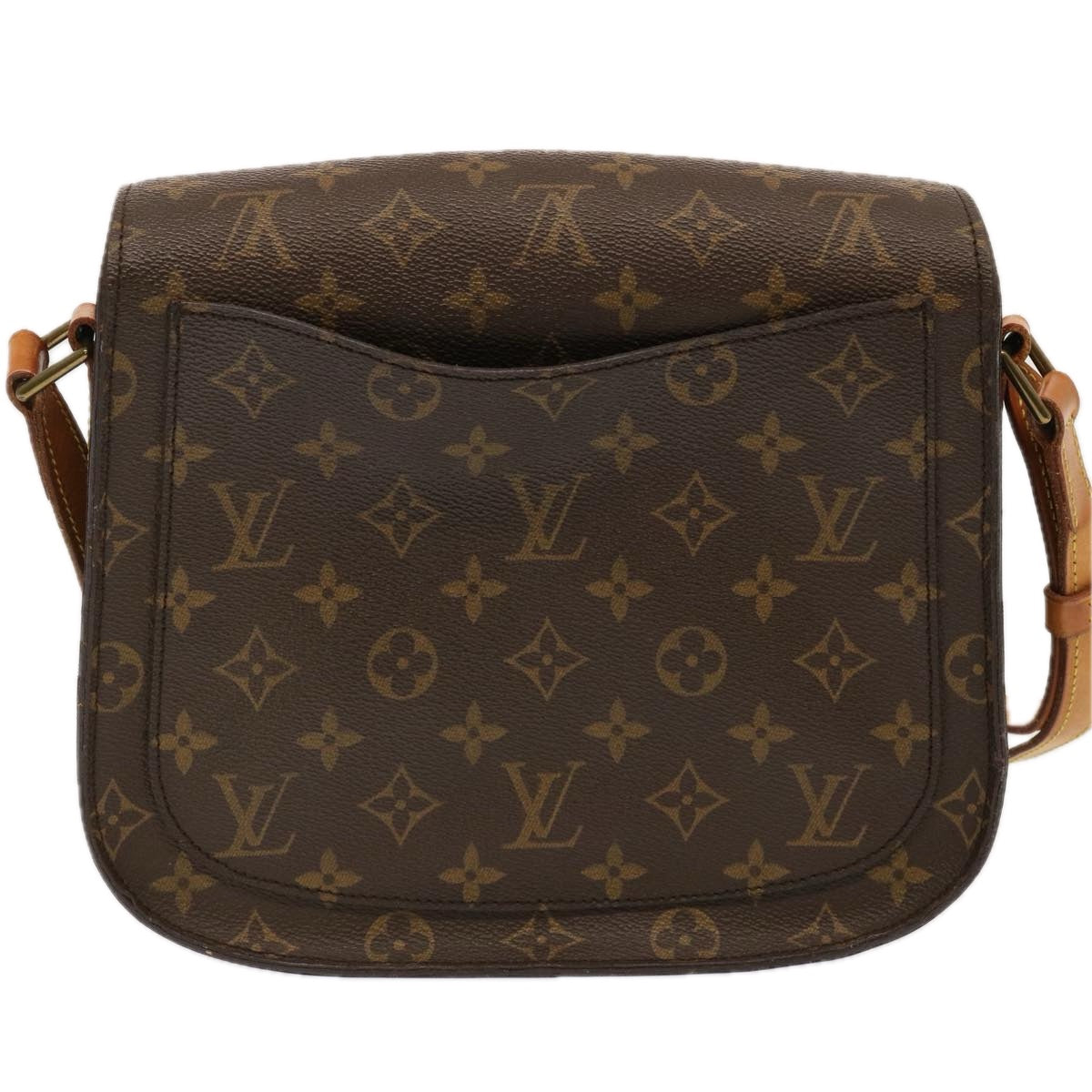 LOUIS VUITTON Monogram Saint Cloud GM Shoulder Bag M51242 LV Auth 71158