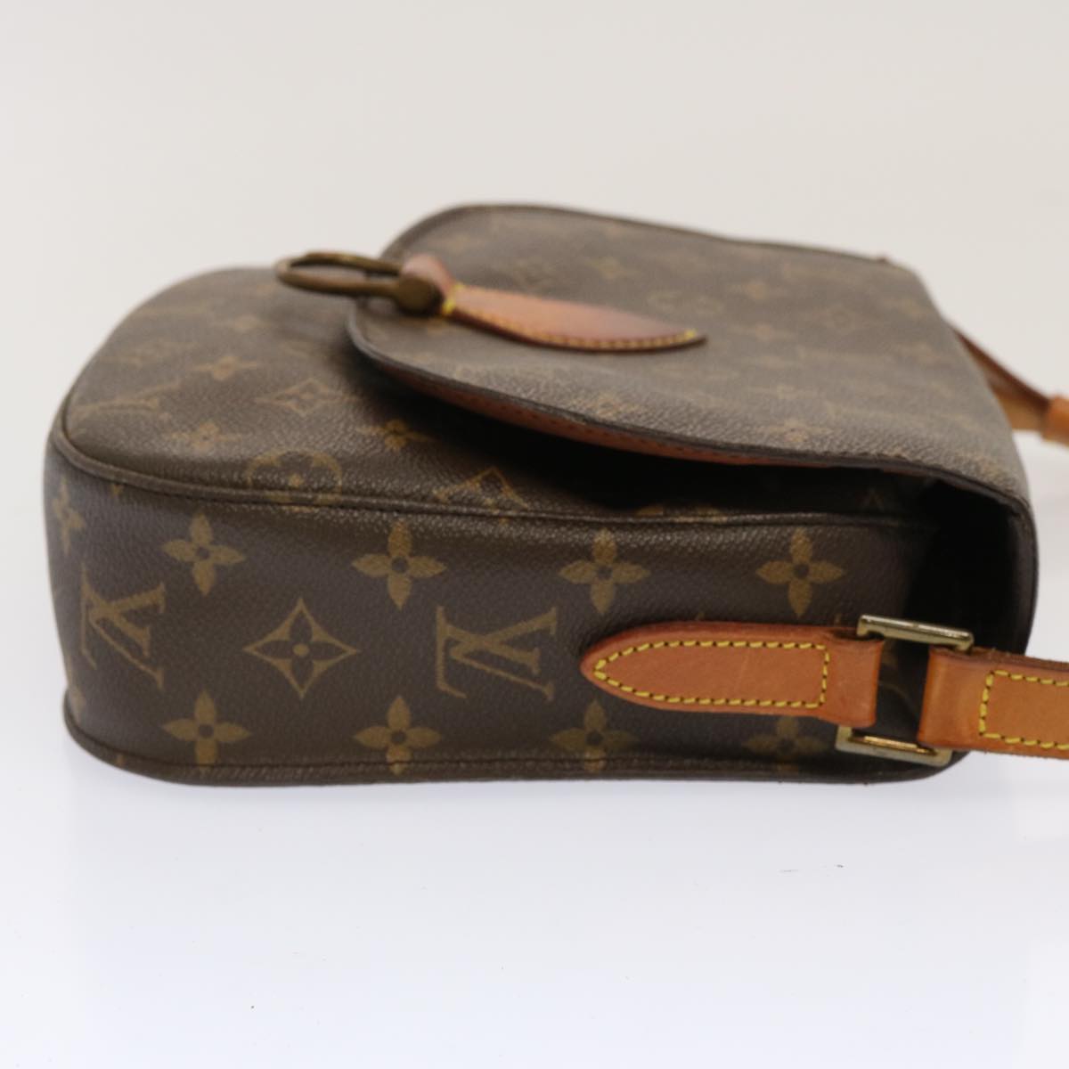 LOUIS VUITTON Monogram Saint Cloud GM Shoulder Bag M51242 LV Auth 71158