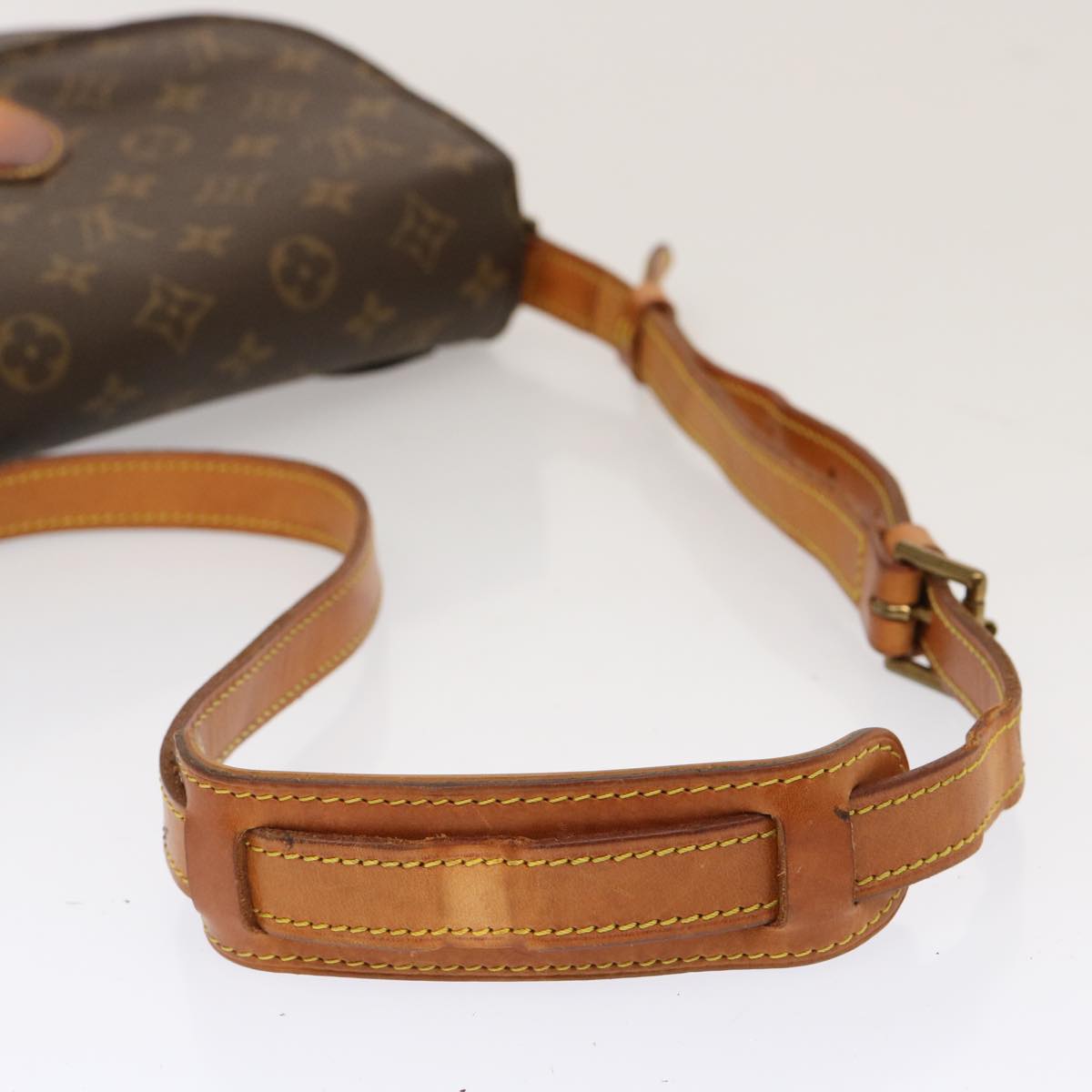 LOUIS VUITTON Monogram Saint Cloud GM Shoulder Bag M51242 LV Auth 71158