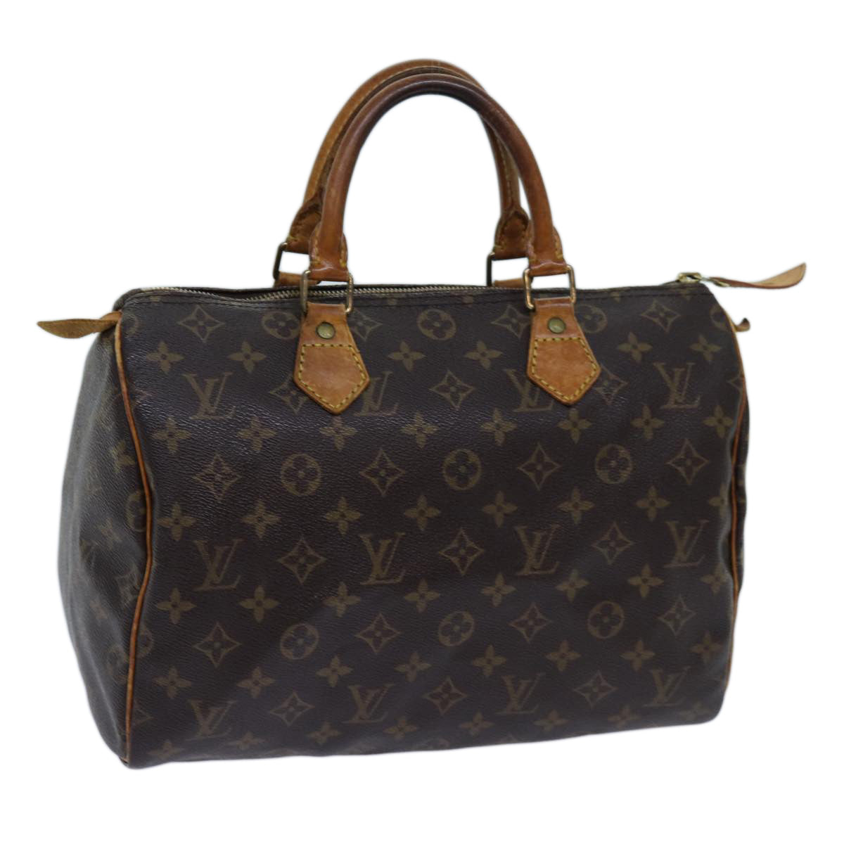 LOUIS VUITTON Monogram Speedy 30 Hand Bag M41526 LV Auth 71194