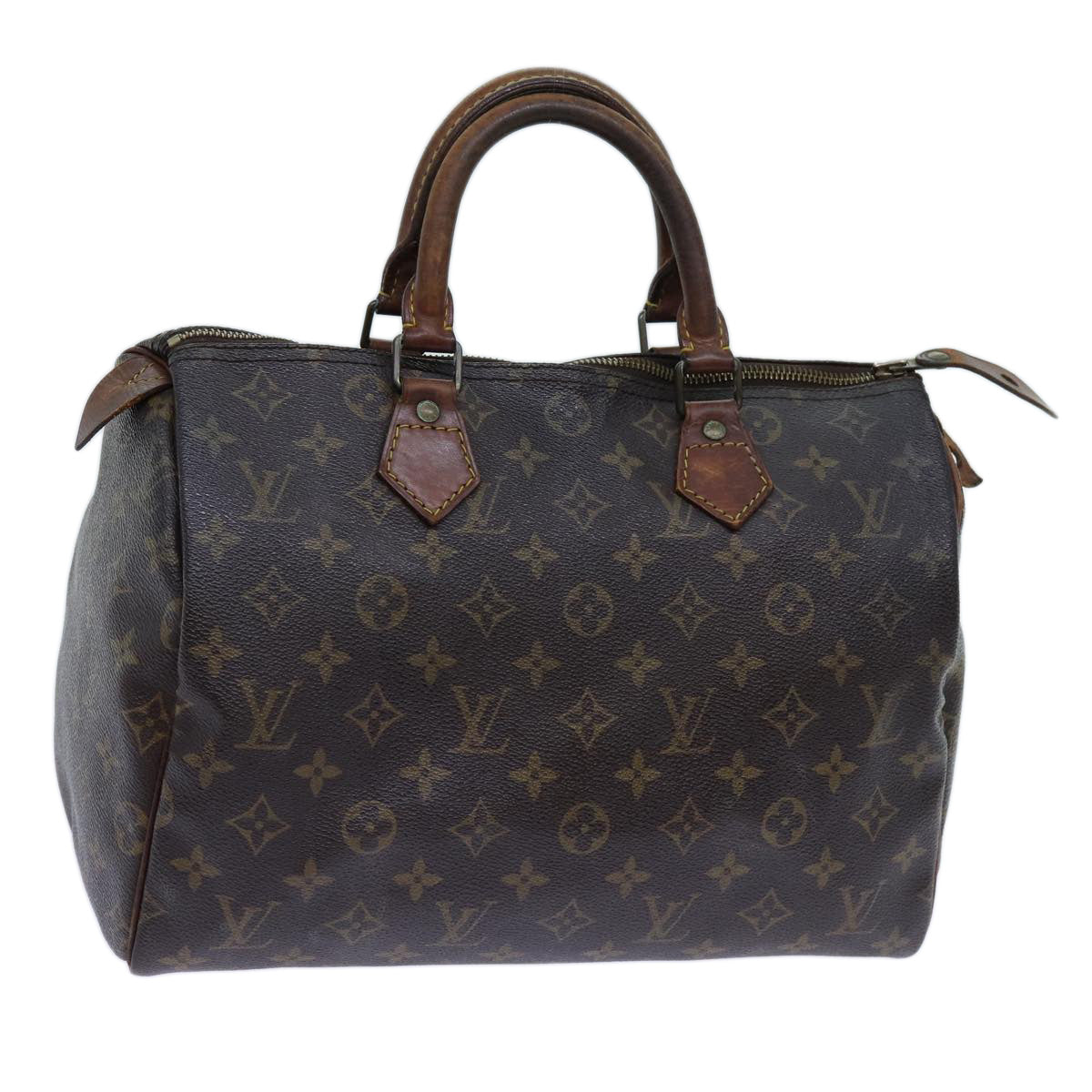 LOUIS VUITTON Monogram Speedy 30 Hand Bag M41526 LV Auth 71195