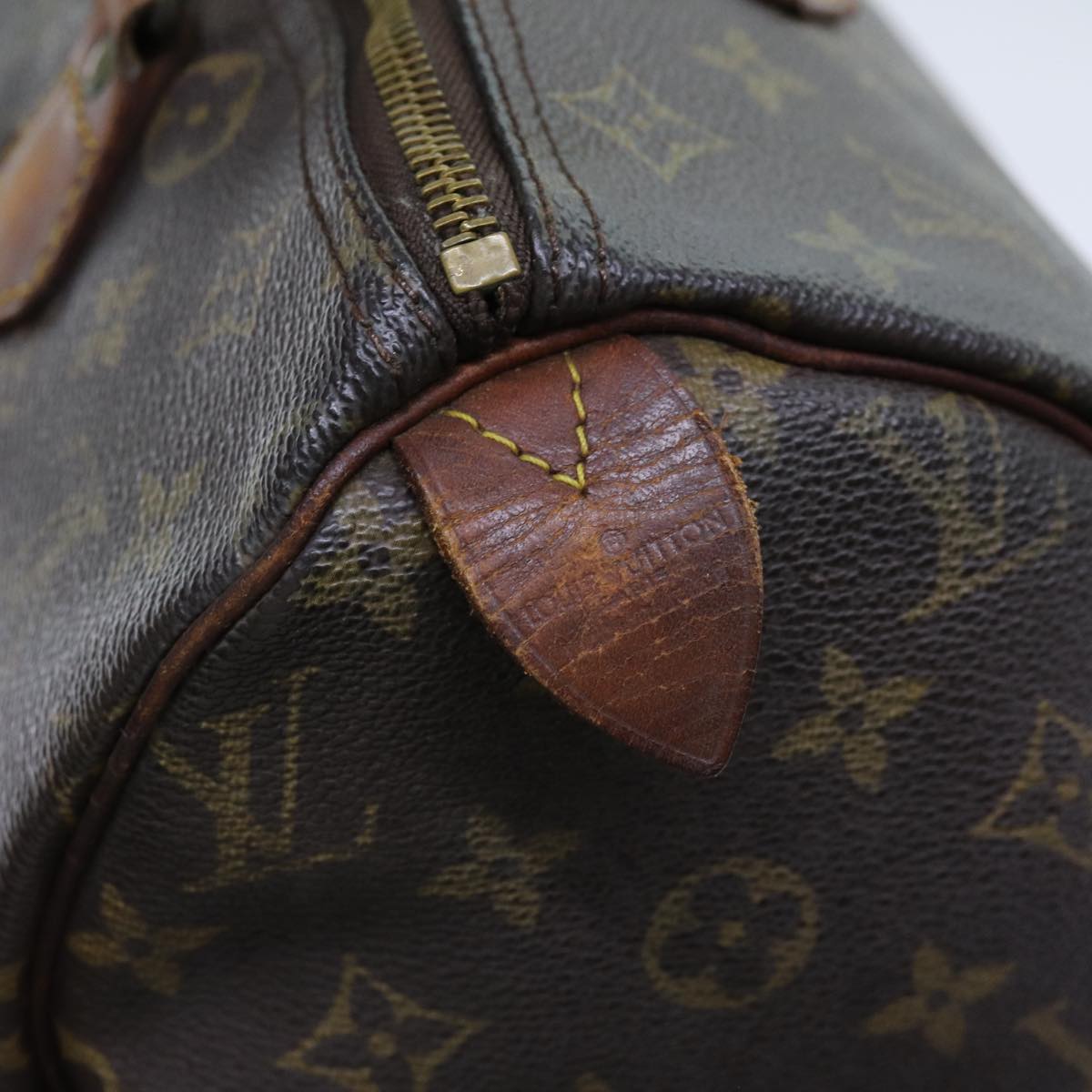 LOUIS VUITTON Monogram Speedy 30 Hand Bag M41526 LV Auth 71195