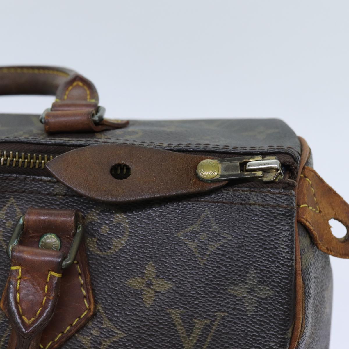 LOUIS VUITTON Monogram Speedy 30 Hand Bag M41526 LV Auth 71195