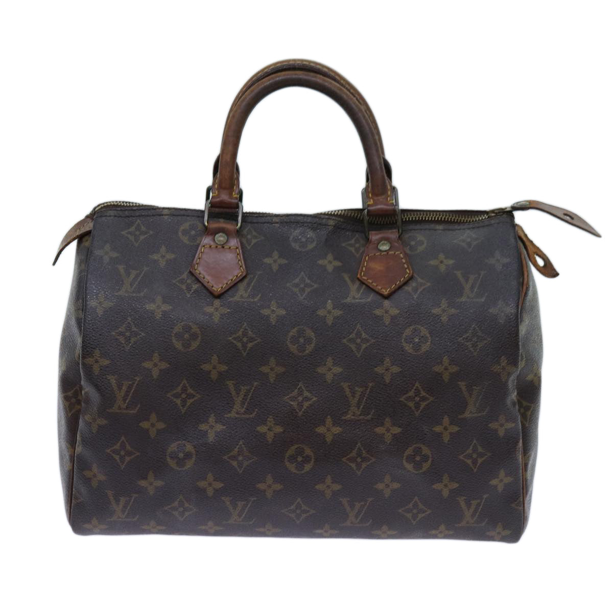 LOUIS VUITTON Monogram Speedy 30 Hand Bag M41526 LV Auth 71195