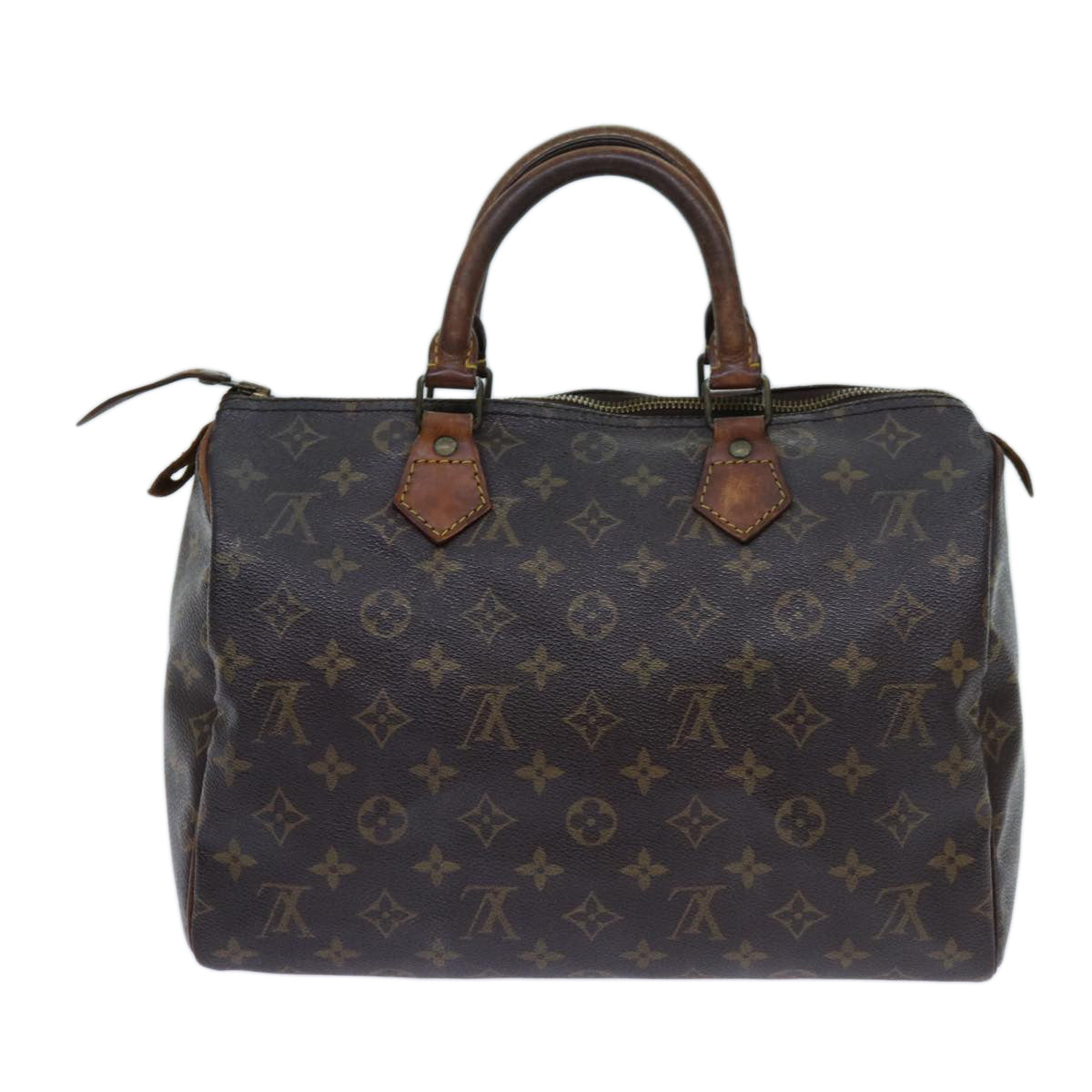 LOUIS VUITTON Monogram Speedy 30 Hand Bag M41526 LV Auth 71195