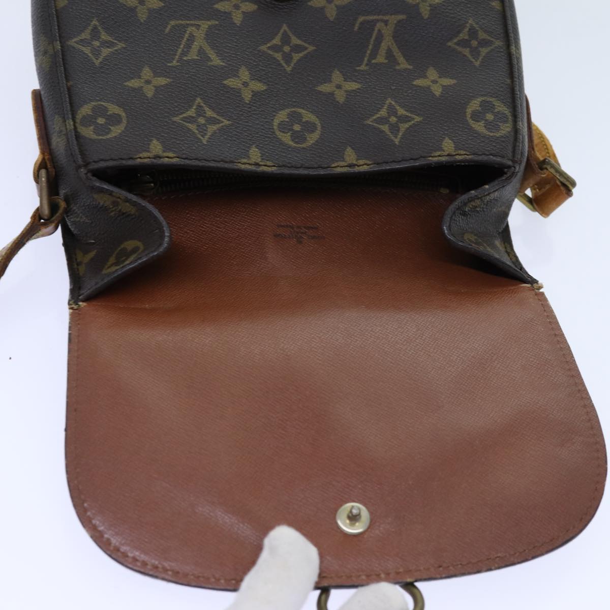 LOUIS VUITTON Monogram Saint Cloud MM Shoulder Bag M51243 LV Auth 71218