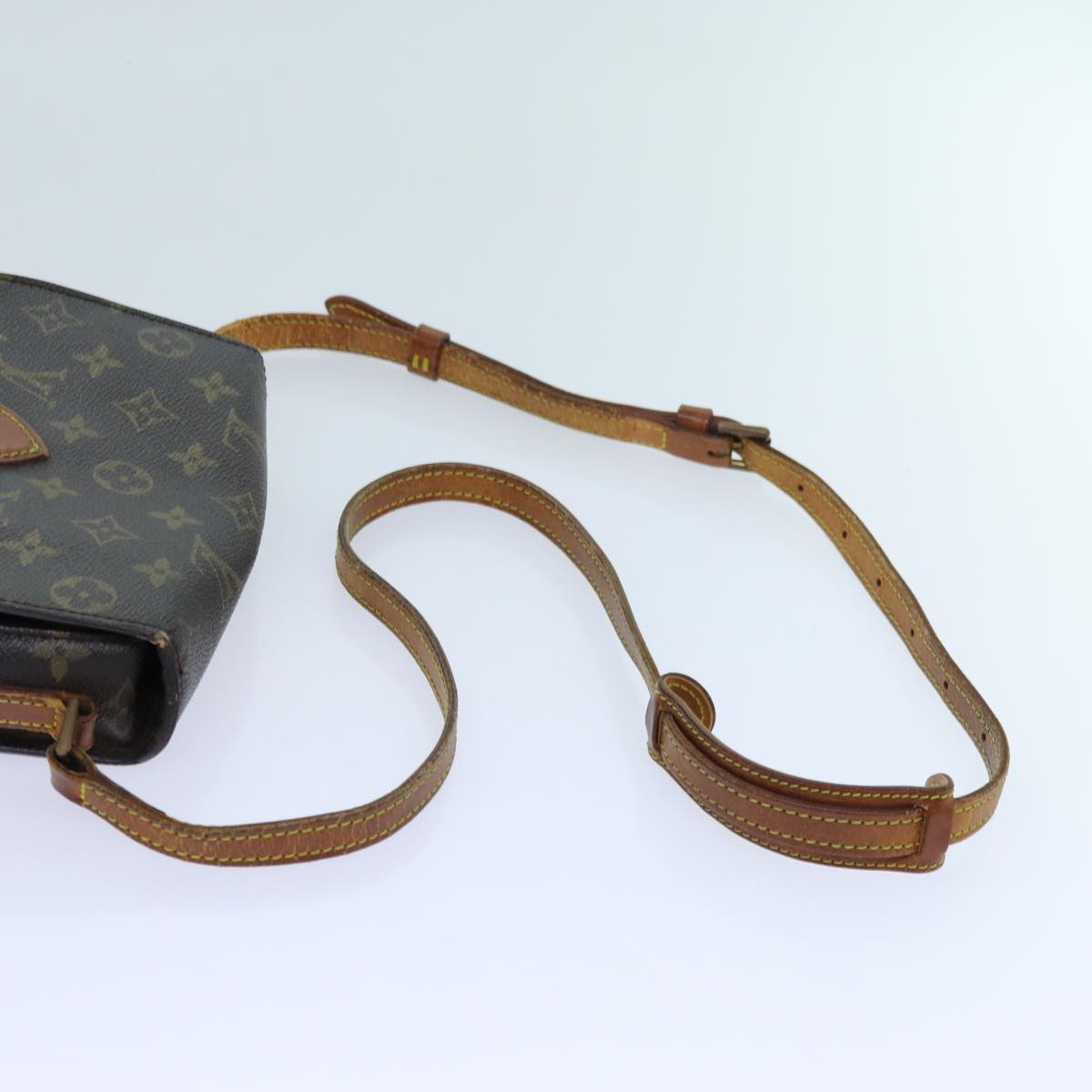 LOUIS VUITTON Monogram Saint Cloud MM Shoulder Bag M51243 LV Auth 71218