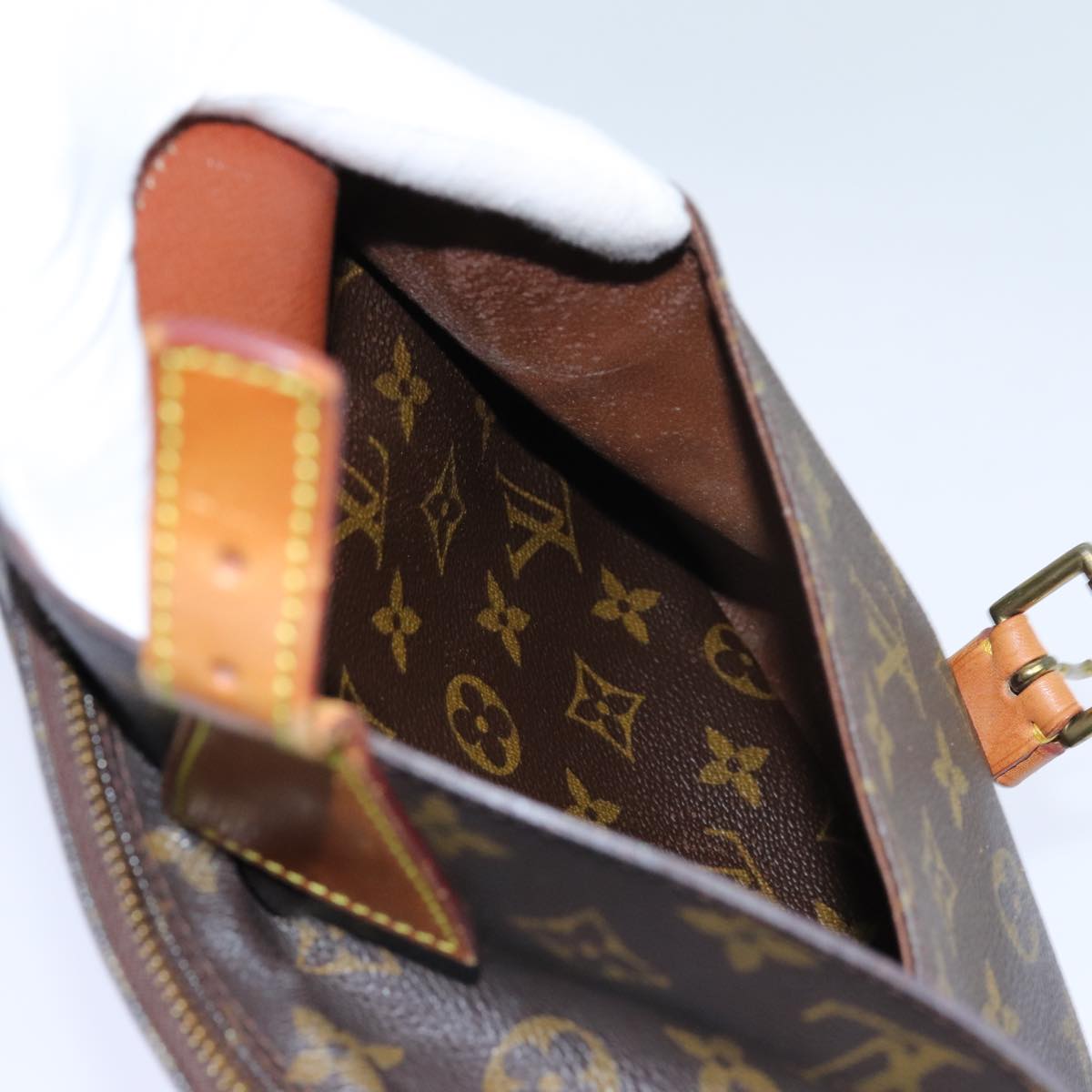 LOUIS VUITTON Monogram Jeune Fille GM Shoulder Bag M51225 LV Auth 71219