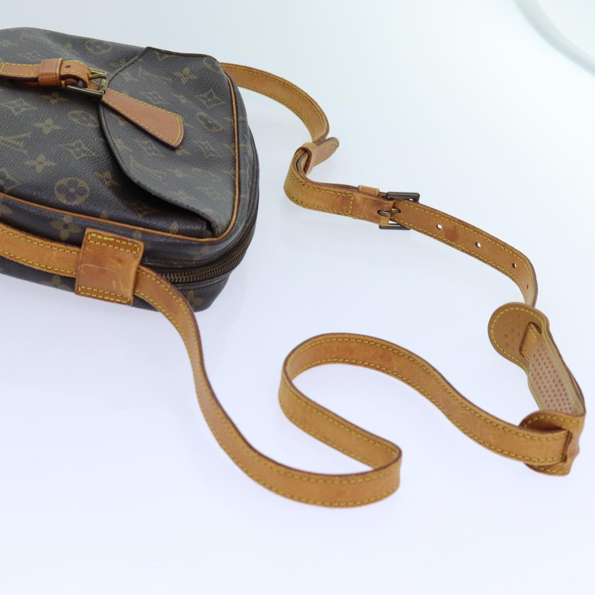 LOUIS VUITTON Monogram Jeune Fille GM Shoulder Bag M51225 LV Auth 71219