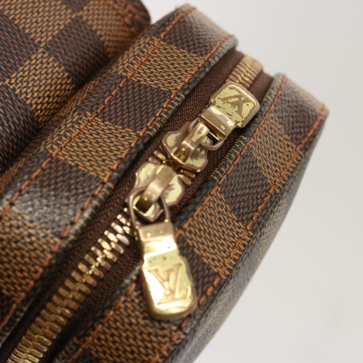 LOUIS VUITTON Damier Ebene Geronimos Shoulder Bag N51994 LV Auth 71221