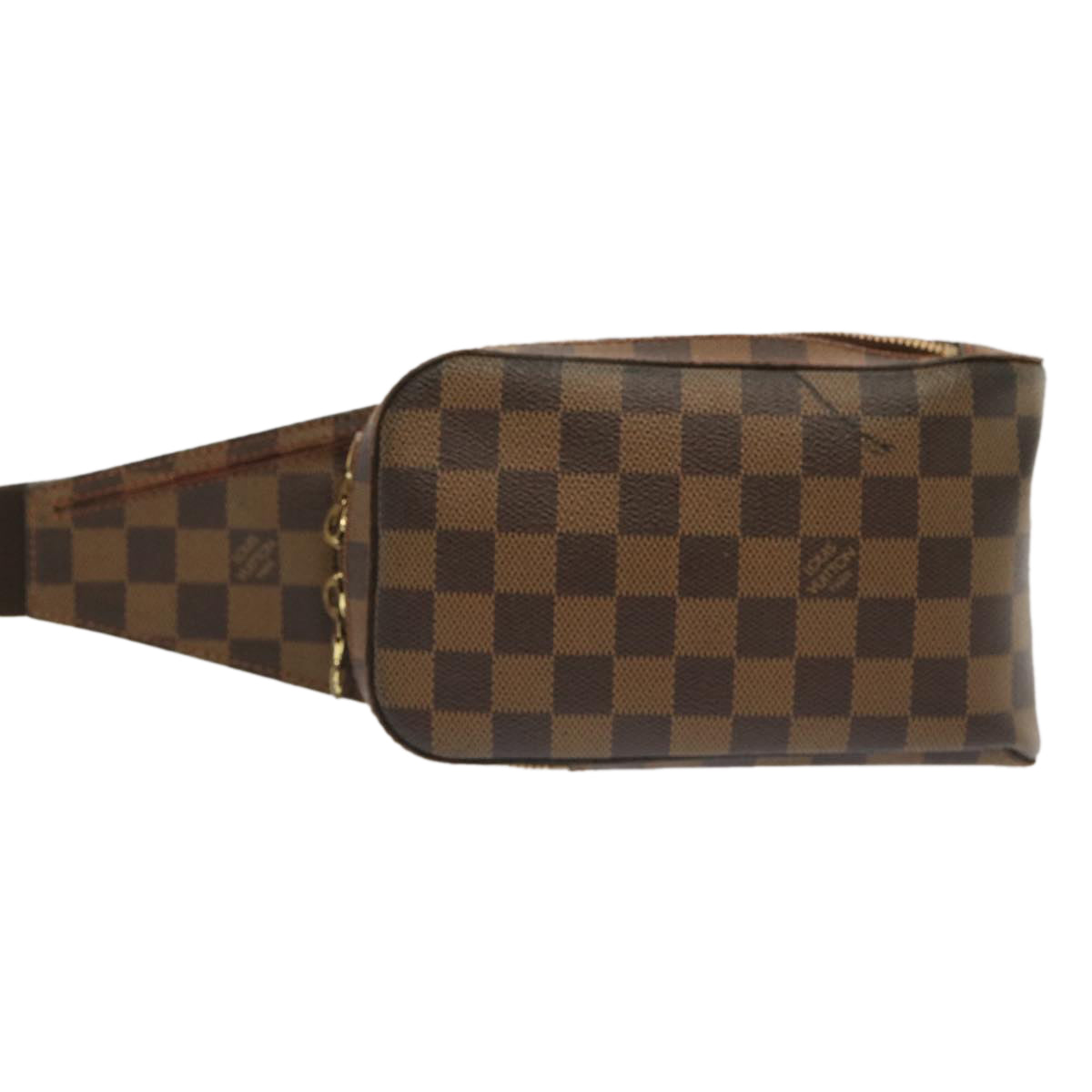 LOUIS VUITTON Damier Ebene Geronimos Shoulder Bag N51994 LV Auth 71221