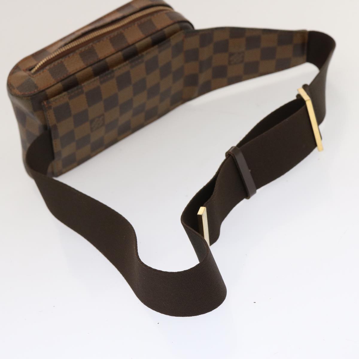 LOUIS VUITTON Damier Ebene Geronimos Shoulder Bag N51994 LV Auth 71221