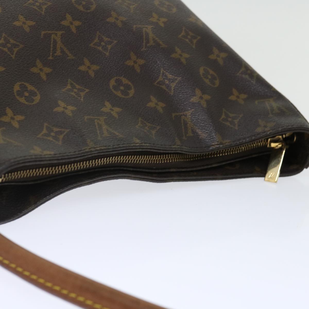 LOUIS VUITTON Monogram Looping GM Shoulder Bag M51145 LV Auth 71242