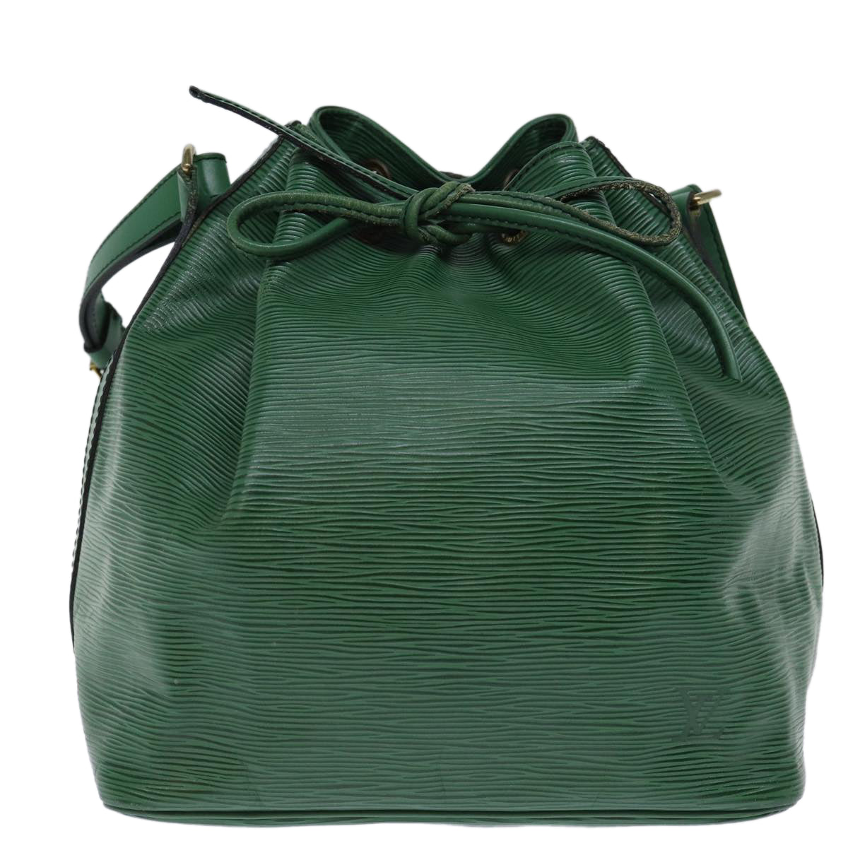 LOUIS VUITTON Epi Petit Noe Shoulder Bag Green M44104 LV Auth 71282