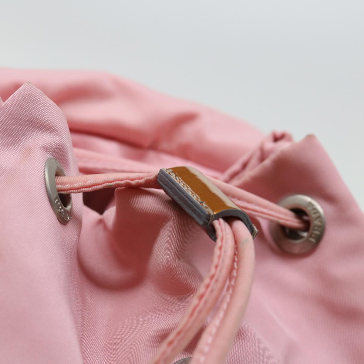 PRADA Backpack Nylon Pink Auth 71294