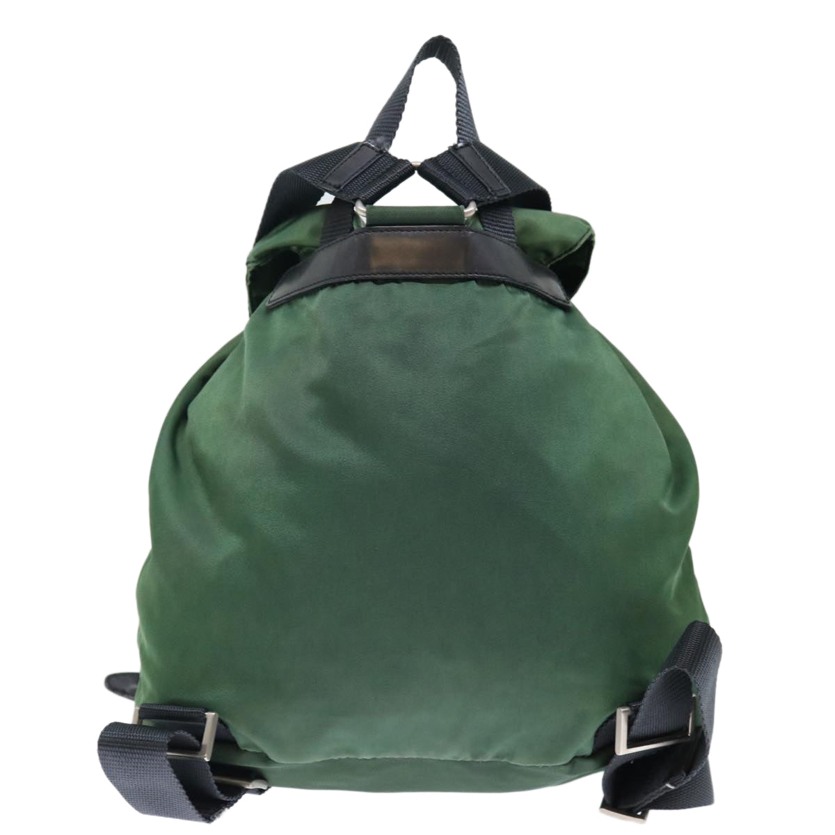 PRADA Backpack Nylon Green Auth 71296