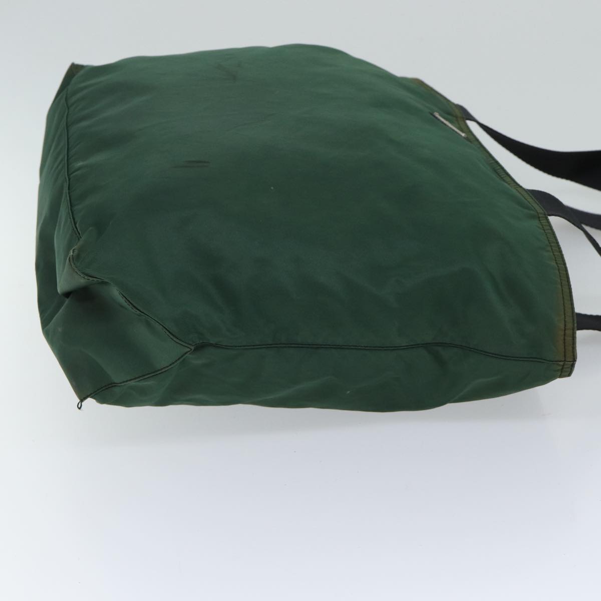 PRADA Tote Bag Nylon Green Auth 71298 - 0
