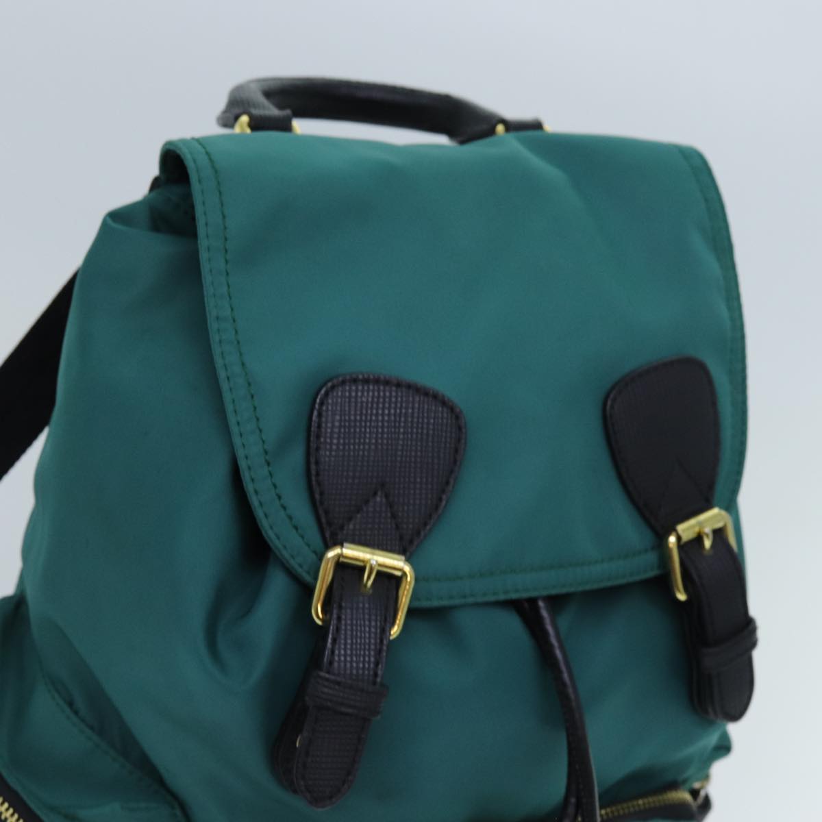 BURBERRY Backpack Nylon Green Auth 71305