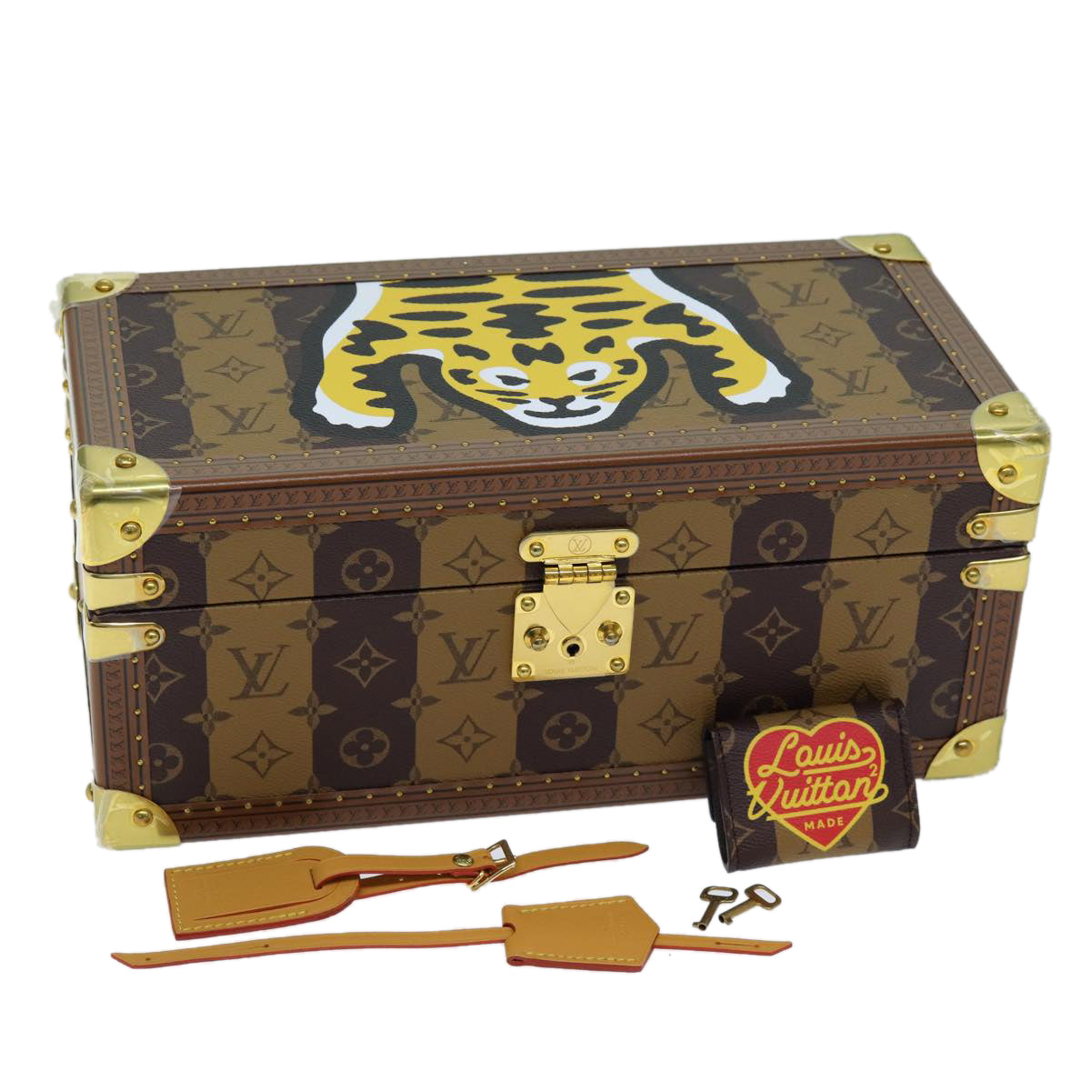 LOUIS VUITTON Monogram LVxNIGO Coffret Accessories Box M20463 LV Auth 71342S