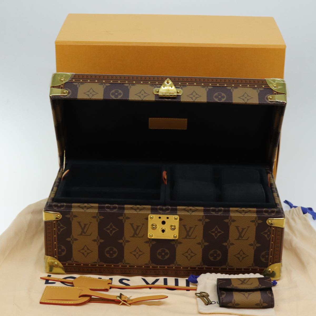 LOUIS VUITTON Monogram LVxNIGO Coffret Accessories Box M20463 LV Auth 71342S