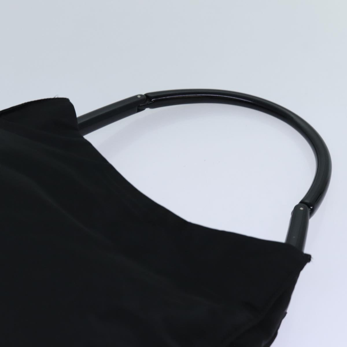 PRADA Shoulder Bag Nylon Black Auth 71353