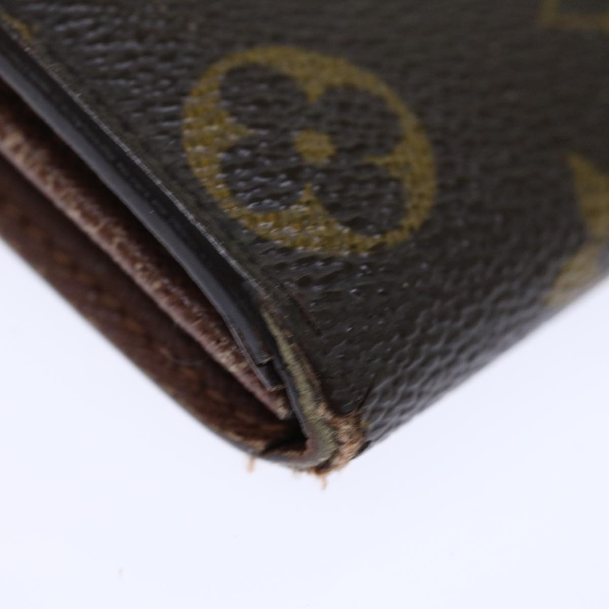 LOUIS VUITTON Monogram Pochette Porte Monnaie Credit Wallet M61725 Auth 71363