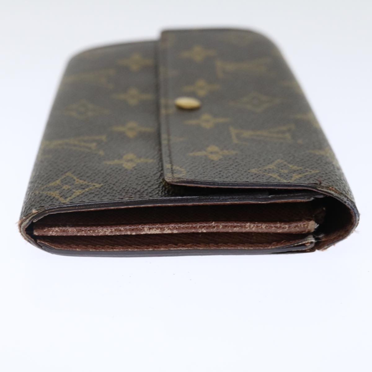 LOUIS VUITTON Monogram Pochette Porte Monnaie Credit Wallet M61725 Auth 71363