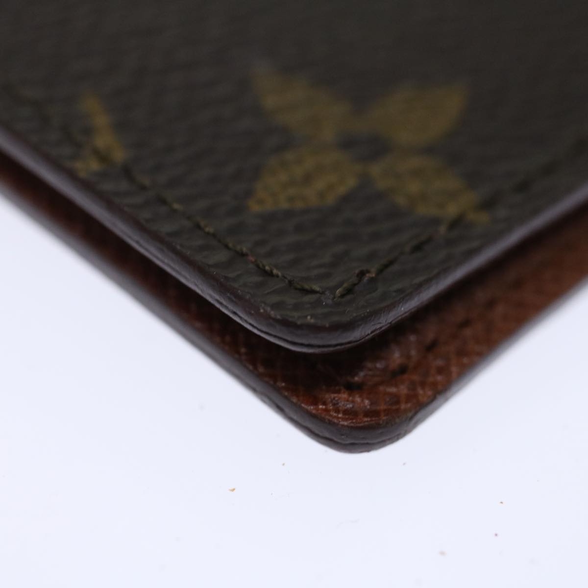 LOUIS VUITTON Monogram Couvel Tulle Passopole Passport Case M60180 Auth 71365