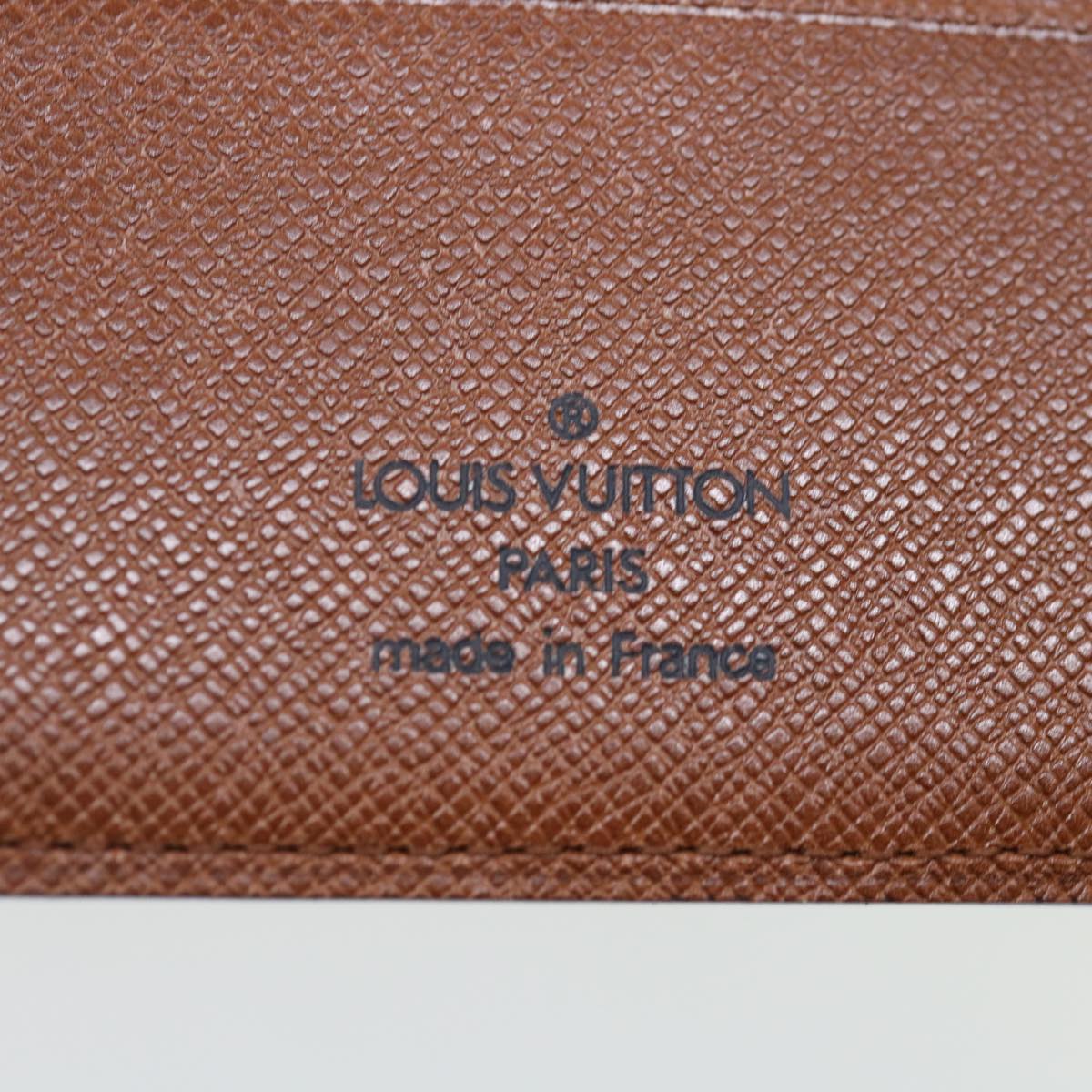 LOUIS VUITTON Monogram Couvel Tulle Passopole Passport Case M60180 Auth 71365