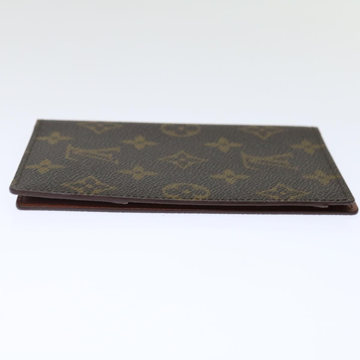 LOUIS VUITTON Monogram Couvel Tulle Passopole Passport Case M60180 Auth 71365